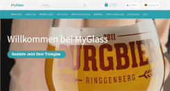 Desktop Screenshot of myglass.ch