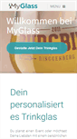 Mobile Screenshot of myglass.ch